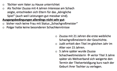 Erwarten „Genies werden gemacht, nicht geboren“ 2