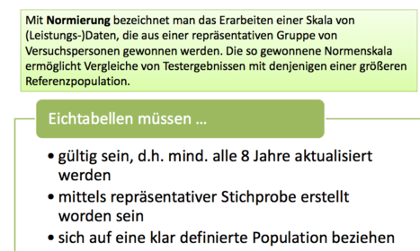 Eichung (Normierung)