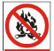 Prohibido hacer Fuego Abierto