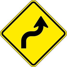 Curva acentuada em "S" à direita