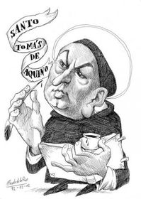 Santo Tomás de Aquino (1225 - 1274). Retoma varios elementos de la filosofía aristotélica y los plantea en la doctrina Católica.