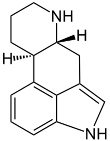 Ergolin Grundgerüst von Mutterkonralkaloiden