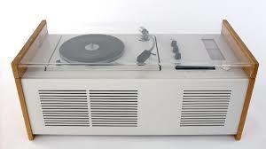 1956 - SK4 Radio-Phonograph Max Braun, Dieter Rams & Hans Gugelot - Germany Nicknamed "Snow White's Coffin," parts are arranged by a ...