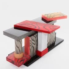 1981 - Tartar Table Ettore Sottsass Jr. - Italy Laminated surfaces and juxtaposition of patterns. Sottsass was a consultant for Olivetti ...