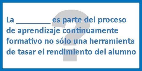 La Evaluación