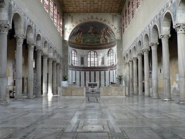 Santa Sabina Rome, Italy. Late Antique Europe. c. 422 - 432 C.E. Brick and stone, wooden roof.