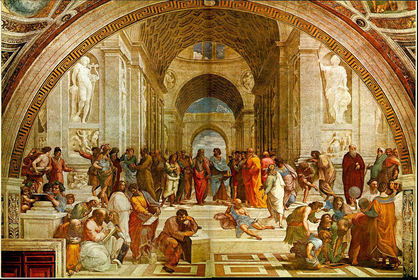 "School of Athens" Raphael. 1509-1511 C.E. Fresco