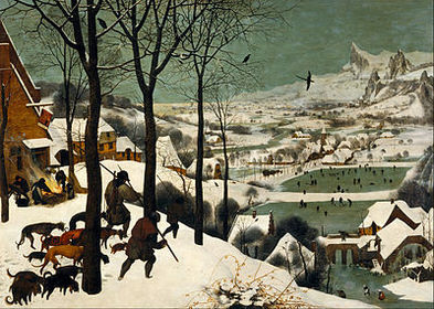 "Hunters in the Snow" Pieter Bruegel the Elder. 1565 C.E. Oil on wood.
