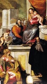 Paolo Veronese "Pala Giustiniani", 1551. Venecia. San Francesco de la Vigna. -Deriva de la "Pala Pessaro" de Tiziano. -Fórmulas estéticas...