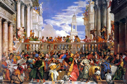 Paolo Veronese "Bodas de Caná". 1564. París. Musée du Louvre. -Pintura de grandes dimensiones. Mezcla de "disegno" y "colorito". -Veronés...