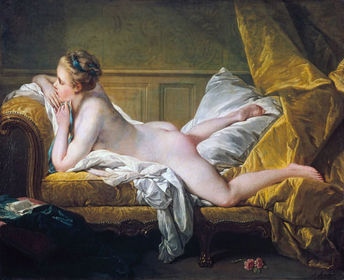 François Boucher, "Muchacha tumbada". 1752. colonia , Museo Wallraf-Richartz. -El color es un horizonte imposible de obviar. -Lolita del ...