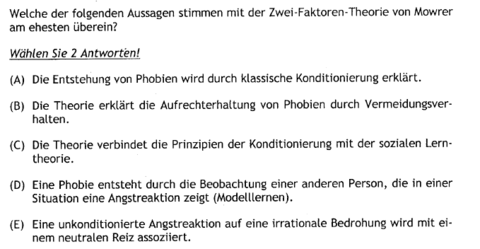 A und B