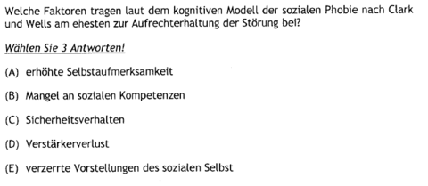 A, C und E