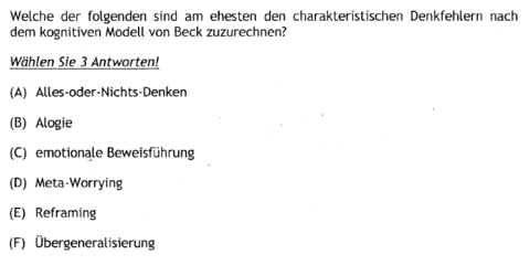 A, C und F