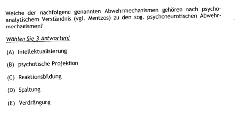 A, C und E