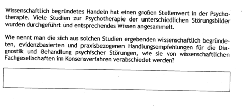 Psychotherapie-Richtlinien