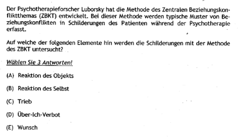 A, B und E