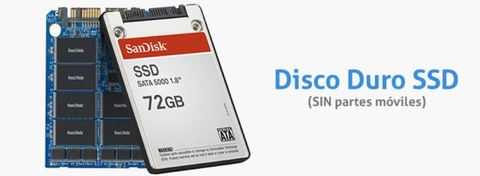 Los tiempos de acceso a los Discos Duro SSD son hasta diez veces más rápidos que los discos duros convencionales, tienen menos desgaste d...