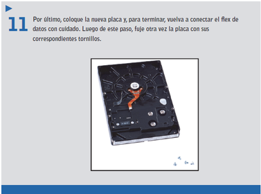 No debemos olvidarnos de limpiar cada una de las ranuras del disco con un soplete de aire comprimido, ya que una pequeña partícula de pol...