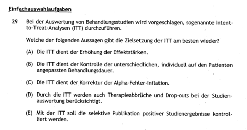 Prüfungsfragen schriftliche Approbationsprüfung - Teil 3