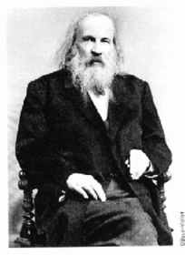 Dmitri Mendeléyev - 1869 Con el apoyo en los trabajos de sus antecesores, estableció el comienzo de la tabla periódica