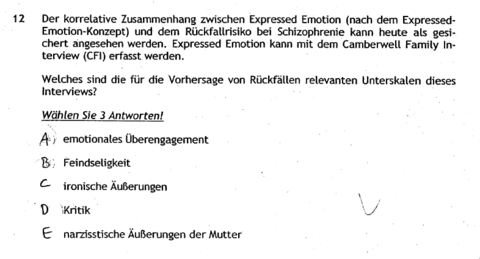 A, B und D