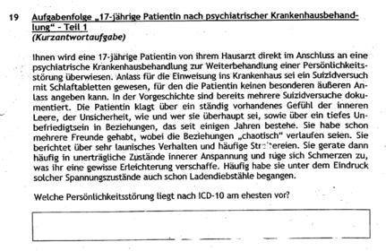 emotional-instabile Persönlichkeitsstörung Borderline-Typus