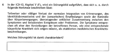 dissoziative Störung