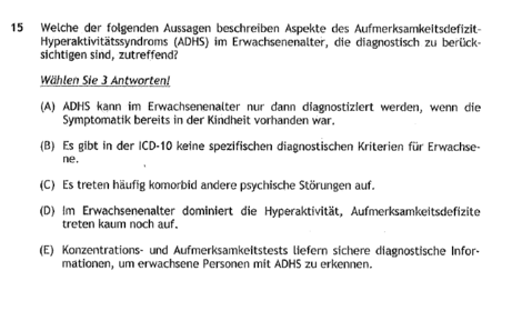 A, B und C