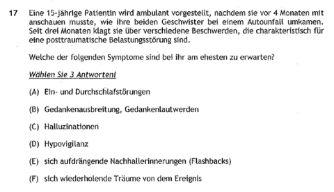 A, E und F