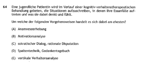 Prüfungsfragen schriftliche Approbationsprüfung - Teil 4