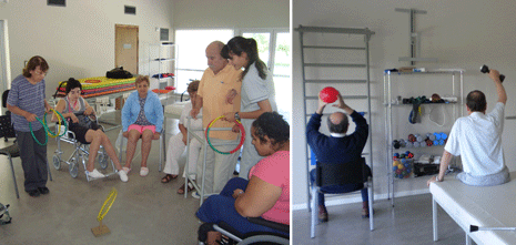 Profesional que conforma el equipo interdisciplinario del área de rehabilitacion