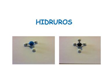 5. La función hidruro: Se define como la unión del átomo hidrógeno con otro átomo de menor electronegatividad, normalmente un metal. El n...