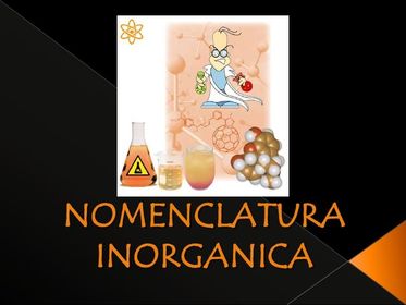 NOMENCLATURA INORGÁNICA