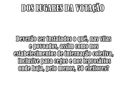 Deverão ser instaladas seções