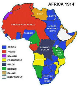 * REPARTO DE ÁFRICA SIGLO XIX Y XX