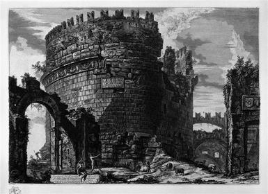 Piranesi, Grobowiec Cecylii Metelli