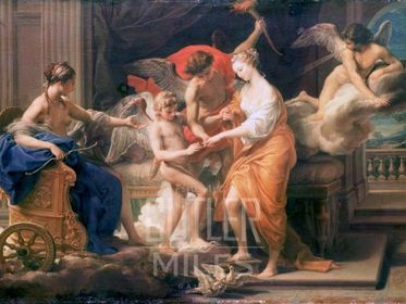 Pompeo Batoni, ślub Amora i Psyche, 1756