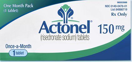 Brand name: Actonel Generic name: Risedronate