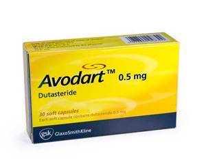Brand name: Avodart Generic name: Dutasteride