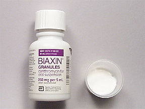 Brand name: Biaxin Generic name: Clarithromycin