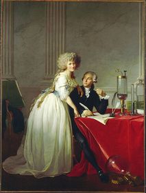 Jacques Louis David, Portret Antoine Laurent z żoną, 1788