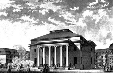 Teatr w Besancon, Claude Nicolas Ledoux, 1784