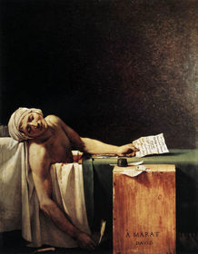 J. L. David, Śmierć Marata, 1793