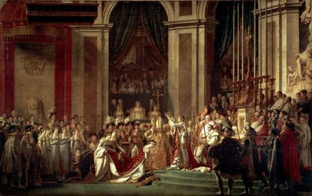 J. L. David, Koronacja Napoleona, 1808