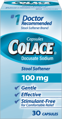 Brand name: Colace Generic name: Docusate sodium