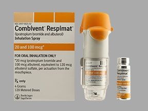 Brand name: Combivent Respimat Generic name: Ipratropium bromide and albuterol
