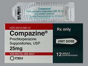 Brand name: Compazine Generic name: Prochlorperazine