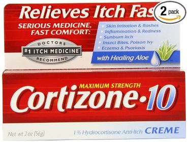 Brand name: Cortizone 10 Generic name: Hydrocortisone