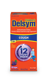 Brand name: Delsym Generic name: Dextromethorphan